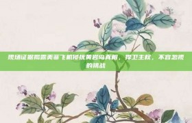 现场证据揭露美菲飞机侵扰黄岩岛真相，捍卫主权，不容忽视的挑战