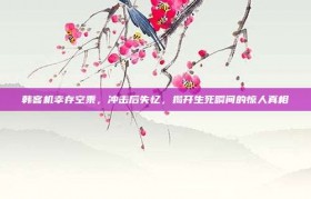 韩客机幸存空乘，冲击后失忆，揭开生死瞬间的惊人真相