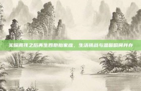 实探两孩之后再生四胞胎家庭，生活挑战与温馨瞬间并存