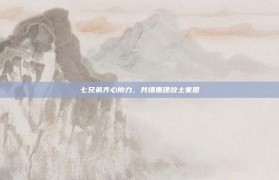 七兄弟齐心协力，共墙重建故土家园