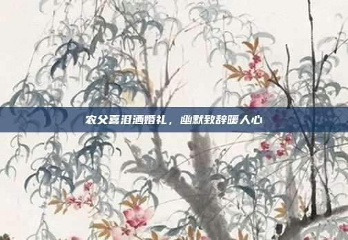 农父喜泪洒婚礼，幽默致辞暖人心